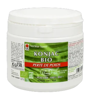 Polvo de Konjac orgánico - 150 g - Vector de salud