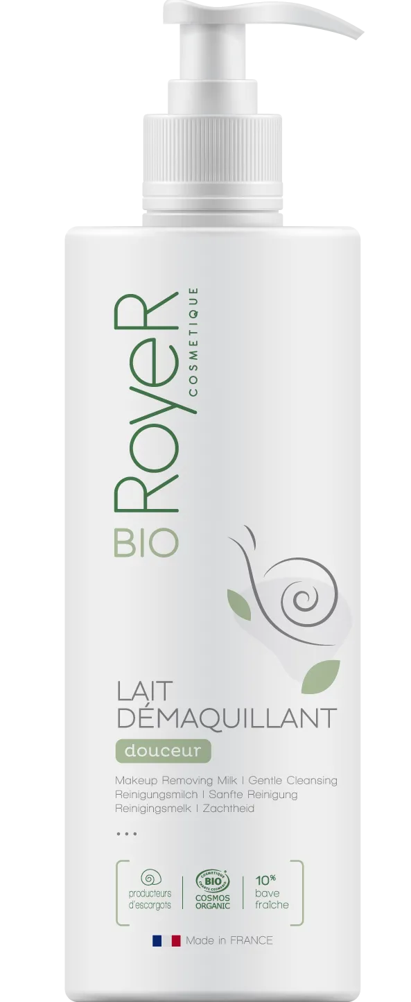 Leche desmaquillante ecológica con baba de caracol - 190 ml - Royer cosmetic