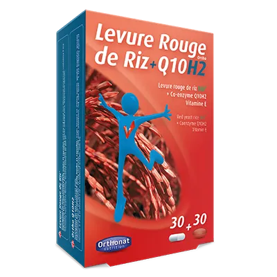 Levadura roja de arroz + Q10 H2-60 cápsulas-Orthonat