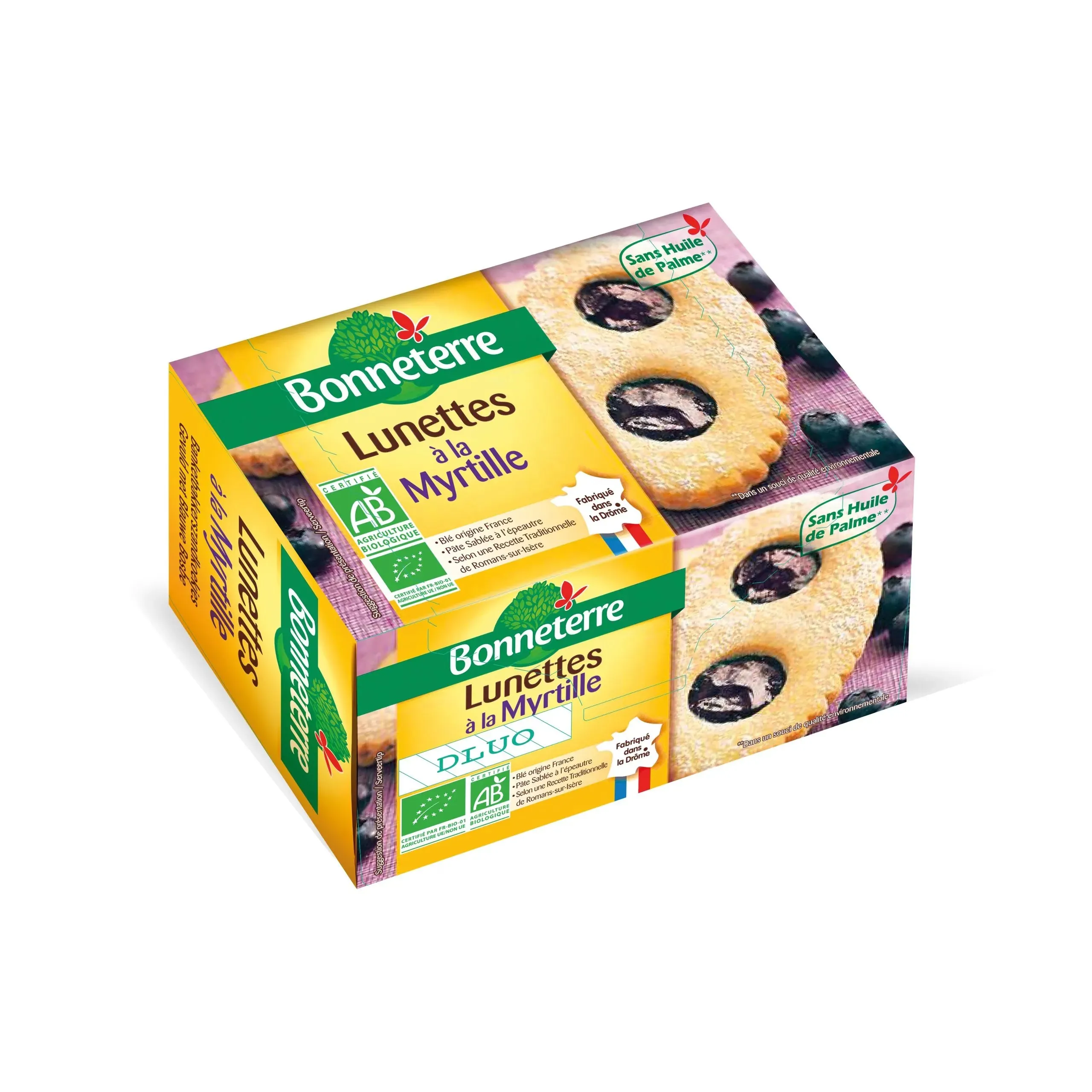 Vasitos de arándanos orgánicos - 200 g - Bonneterre