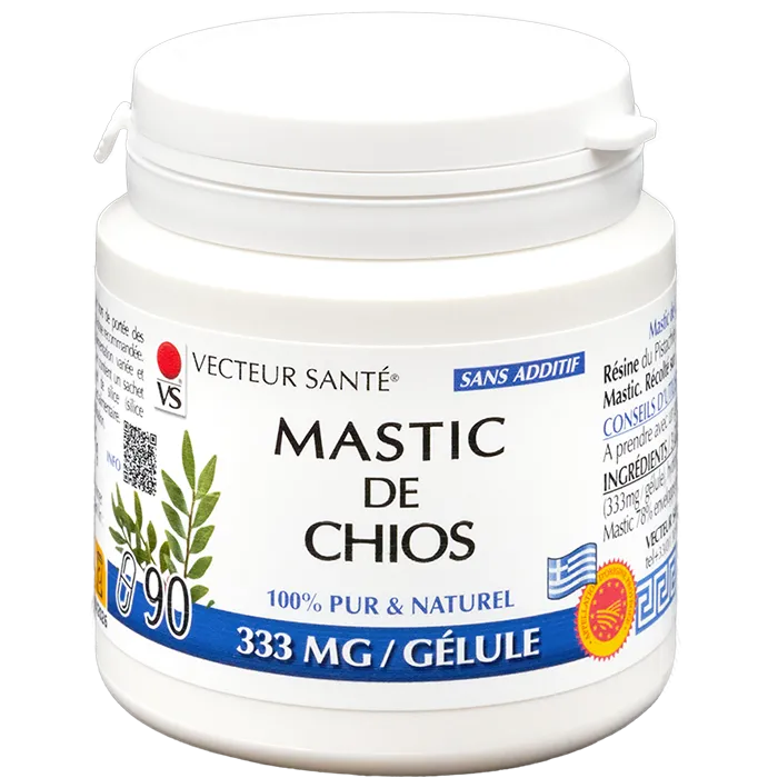 Masilla de la isla de Quíos-90 cápsulas-Health Vector