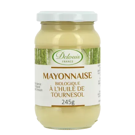 Mayonesa Bio con Aceite de Girasol-245g-Delouis