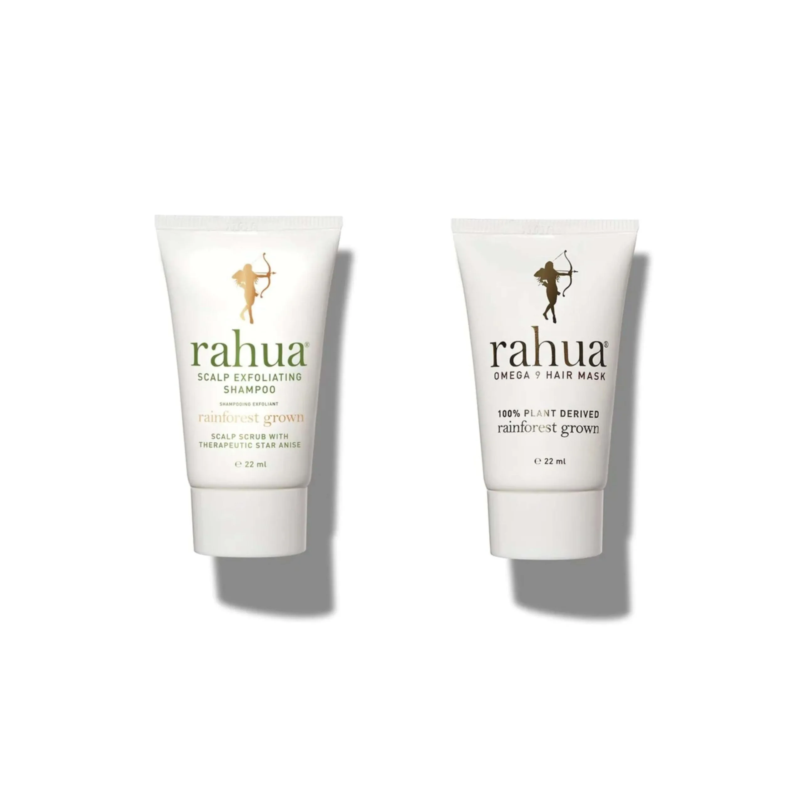 Dúo Mini champú exfoliante 22ml + Mini mascarilla capilar nutritiva Omega 9 22ml