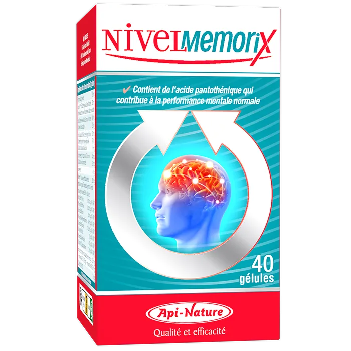 Nivelmemorix - 40 cápsulas vegetales - Api Nature