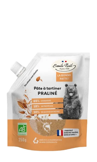Praliné orgánico para untar-250g-Emile Noël