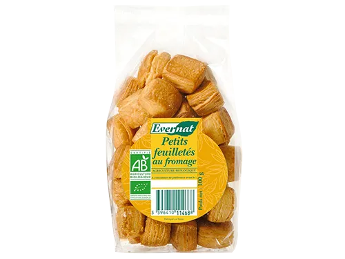 Bollos pequeños de queso ecológico-100g-Evernat