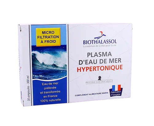Plasma marino hipertónico - 30 ampollas-Biothalassol