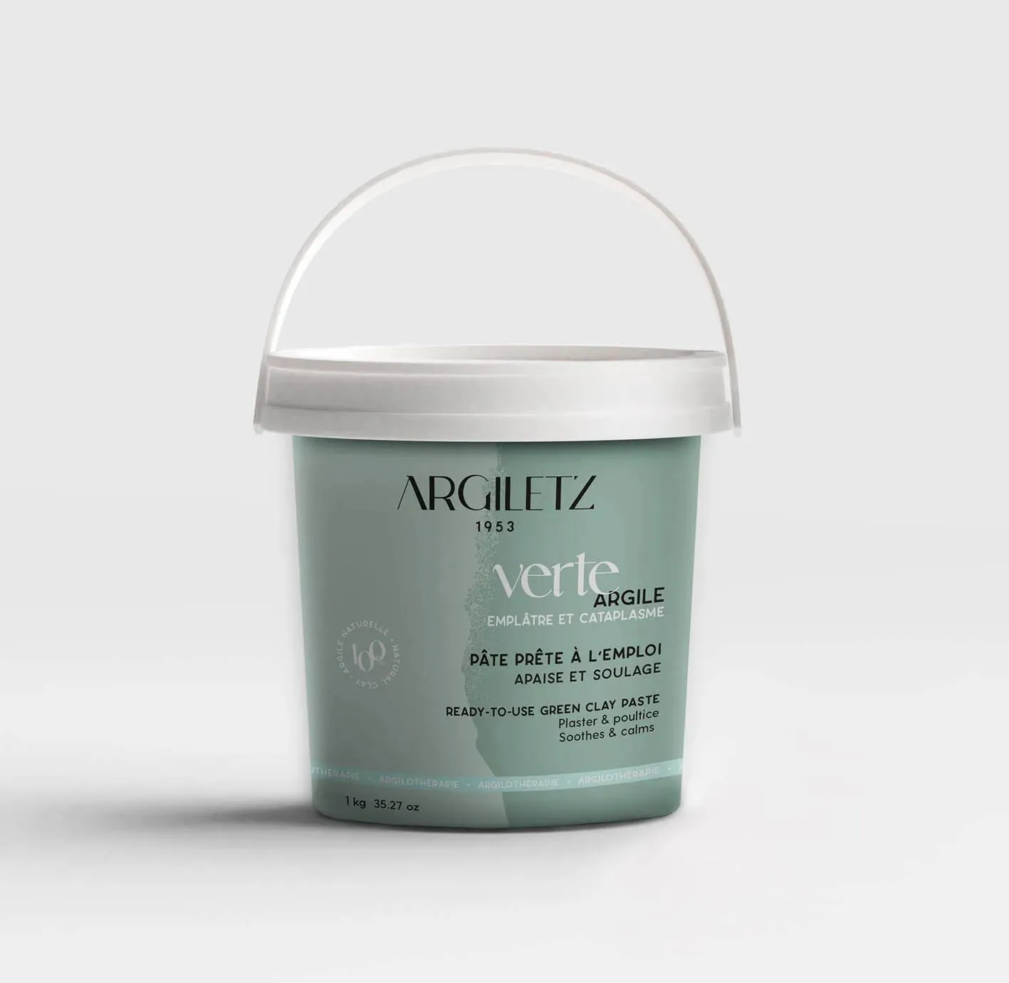 Bote de Arcilla Verde-1kg-Argiletz