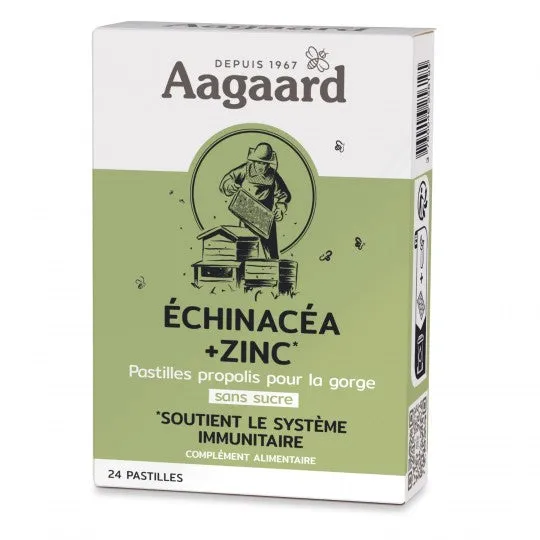 Propolentum Equinácea+Zinc-24 comprimidos-Aagaard
