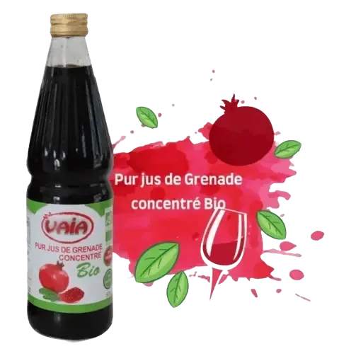 Concentrado puro de granada ecológica-0,5l-Vaia