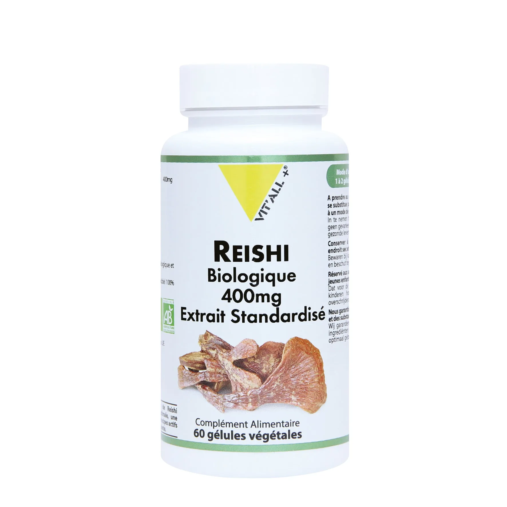 Reishi Bio 400mg-60 cápsulas-Vit'all+