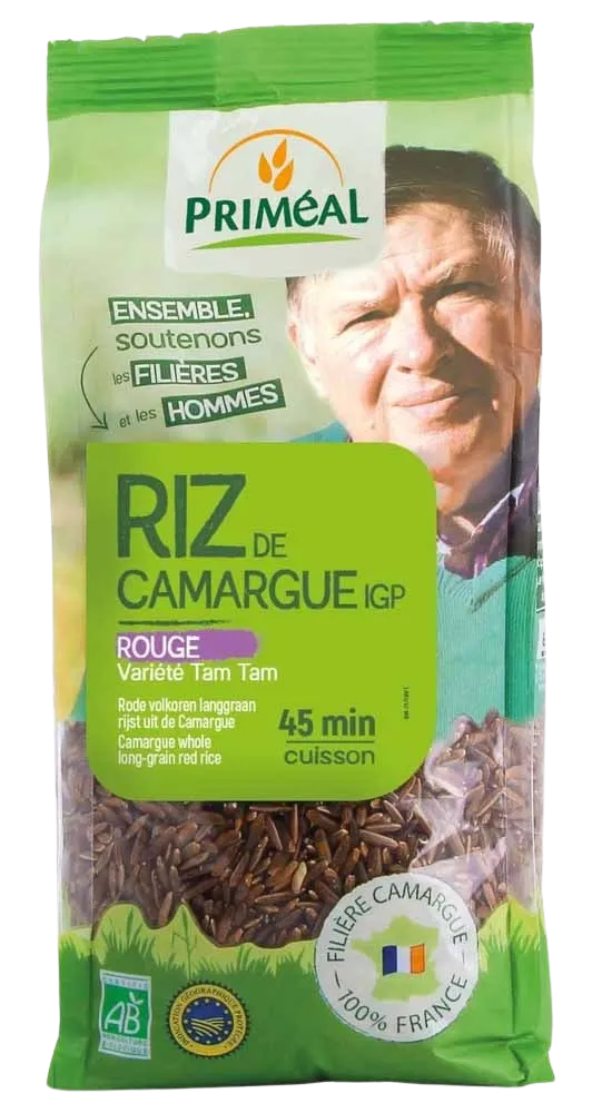 Arroz rojo de Camarga ecológico-500g-Priméal