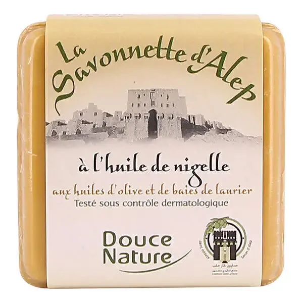 Jabón de Alepo con aceite de Nigella-100g-Douce Nature