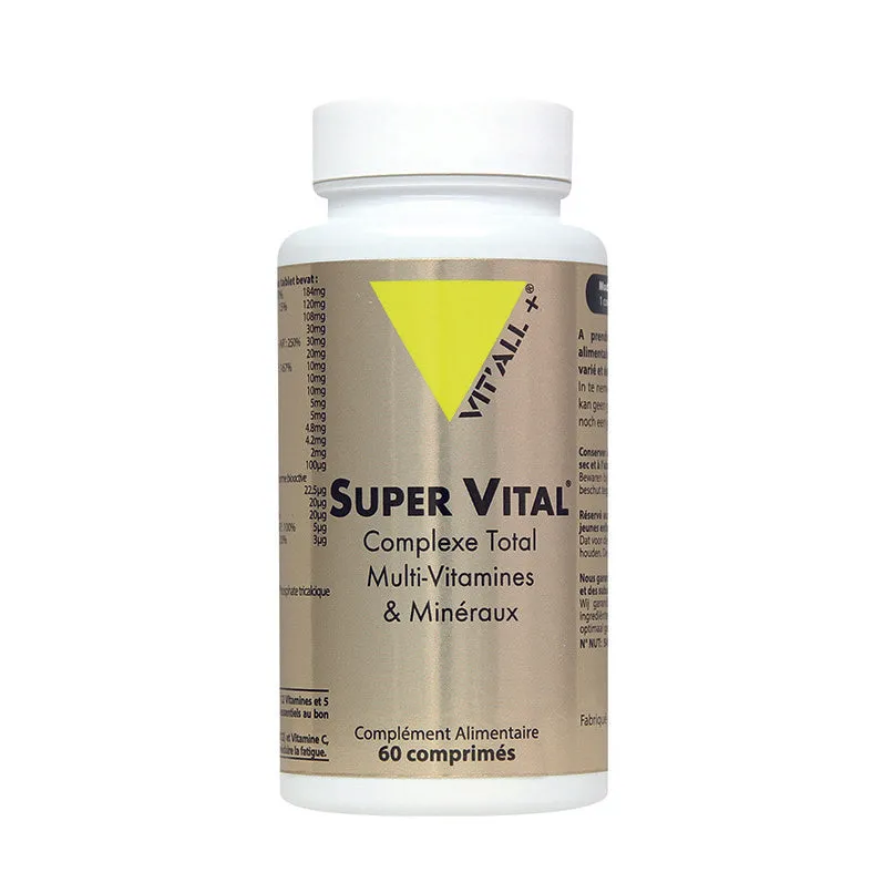 Multivitaminas y minerales super vital - 30-60-90 comprimidos - Vit'all+
