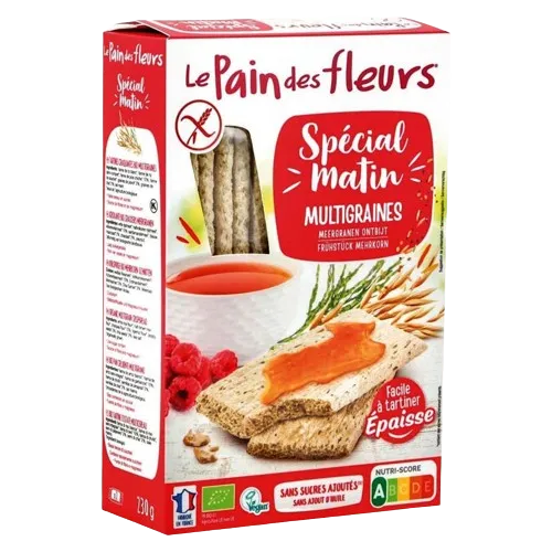 Tostadas Especiales de la Mañana Bio-Multicereales-230g-Le Pain des Fleurs