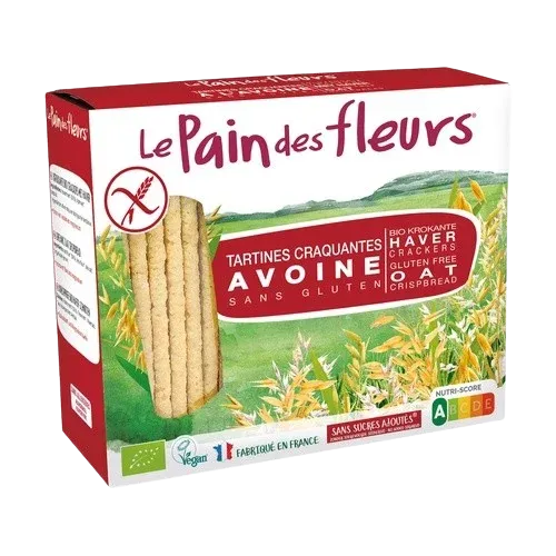Tostadas De Avena Crujientes Bio-150g-Le Pain des fleurs