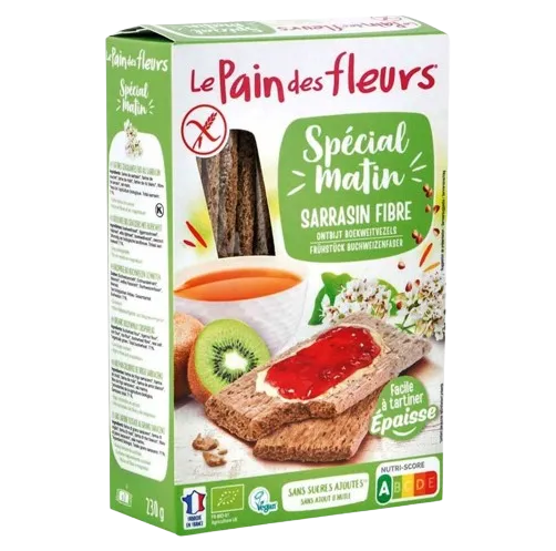 Tostadas Especiales de la Mañana de Trigo Sarraceno Bio-230g-Le Pain des fleurs