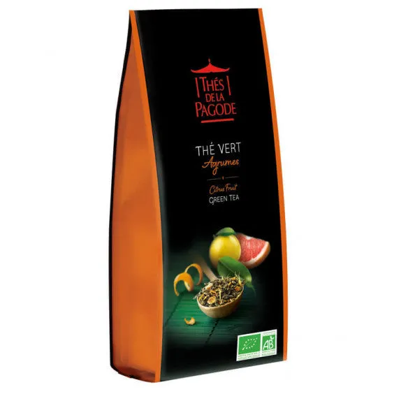 Té Verde Cítricos Ecológico-100g-Thés de la Pagode
