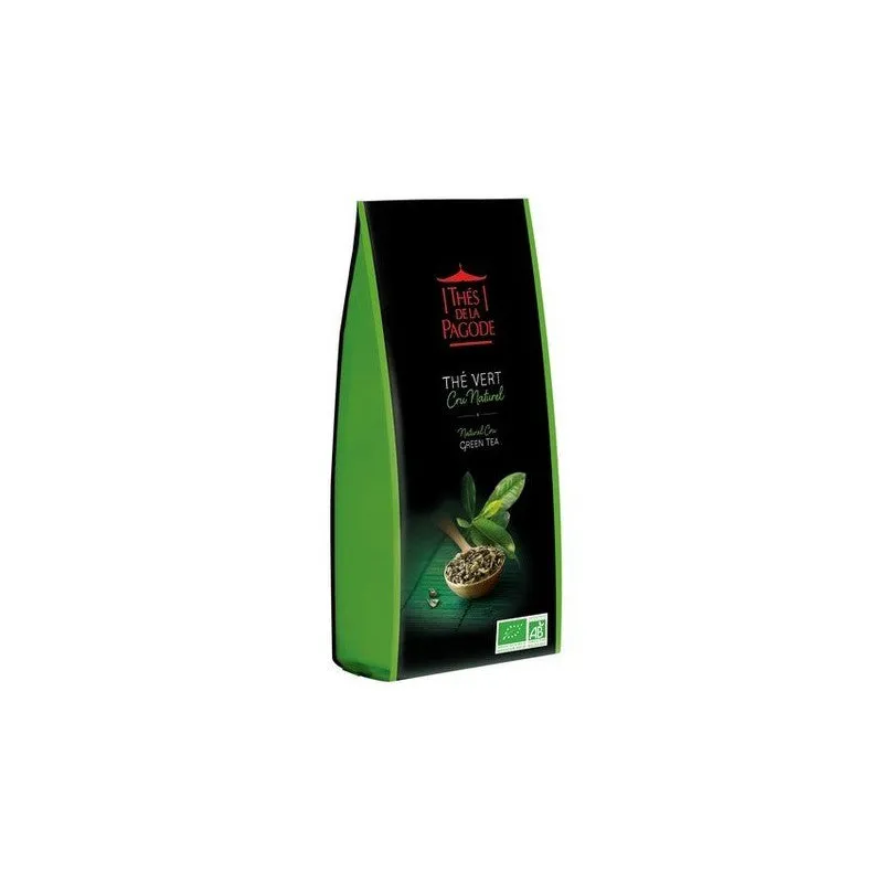 Té verde natural crudo ecológico-100g-Thés de la Pagode