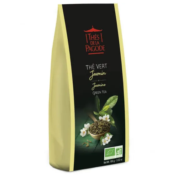 Té verde jazmín ecológico-100g-Thés de la Pagode