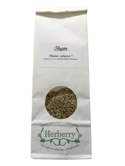 Tomillo seco orgánico para infusiones-30g-Herberry