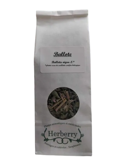 Té de hierbas negro Ballote orgánico-20g-Herberry