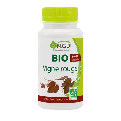 Vid roja ecológica - 90 cápsulas - MGD naturaleza