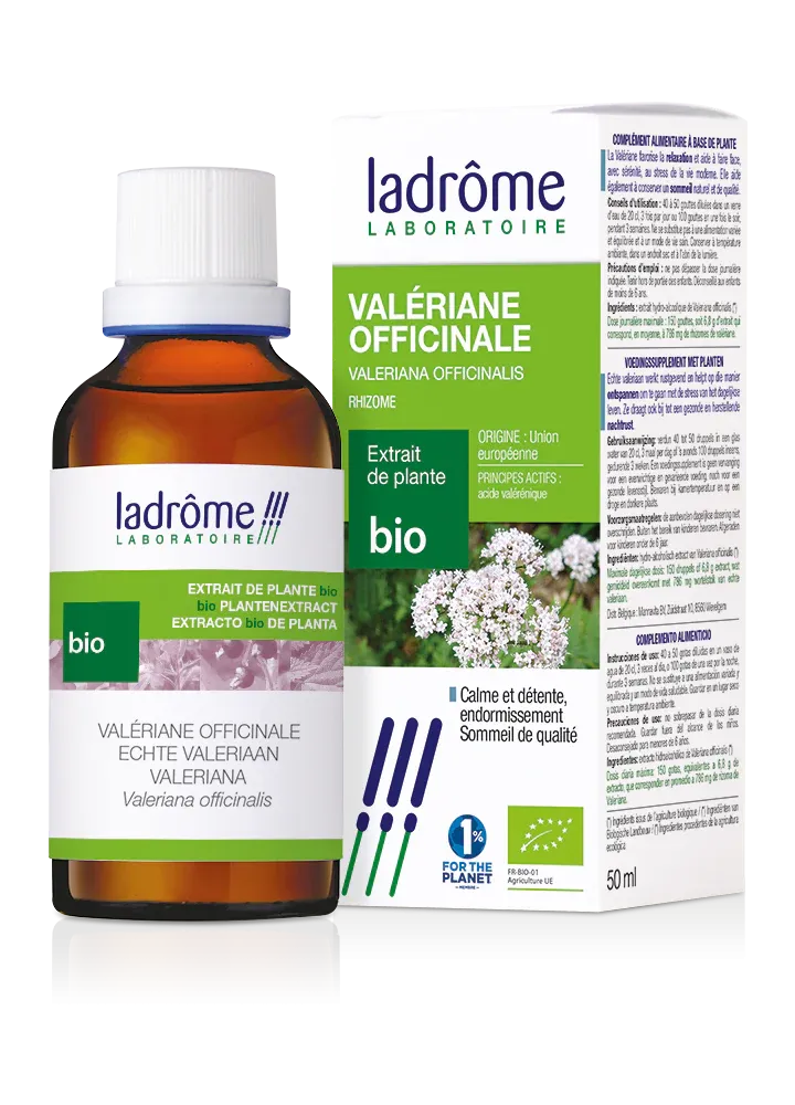 Extracto Orgánico de Valeriana Officinale-50ml-Ladrôme