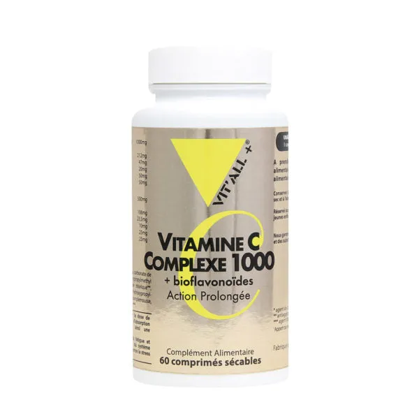 Complejo de Vitamina C 1000mg-30,60,100 o 250 comprimidos-Vit'all+