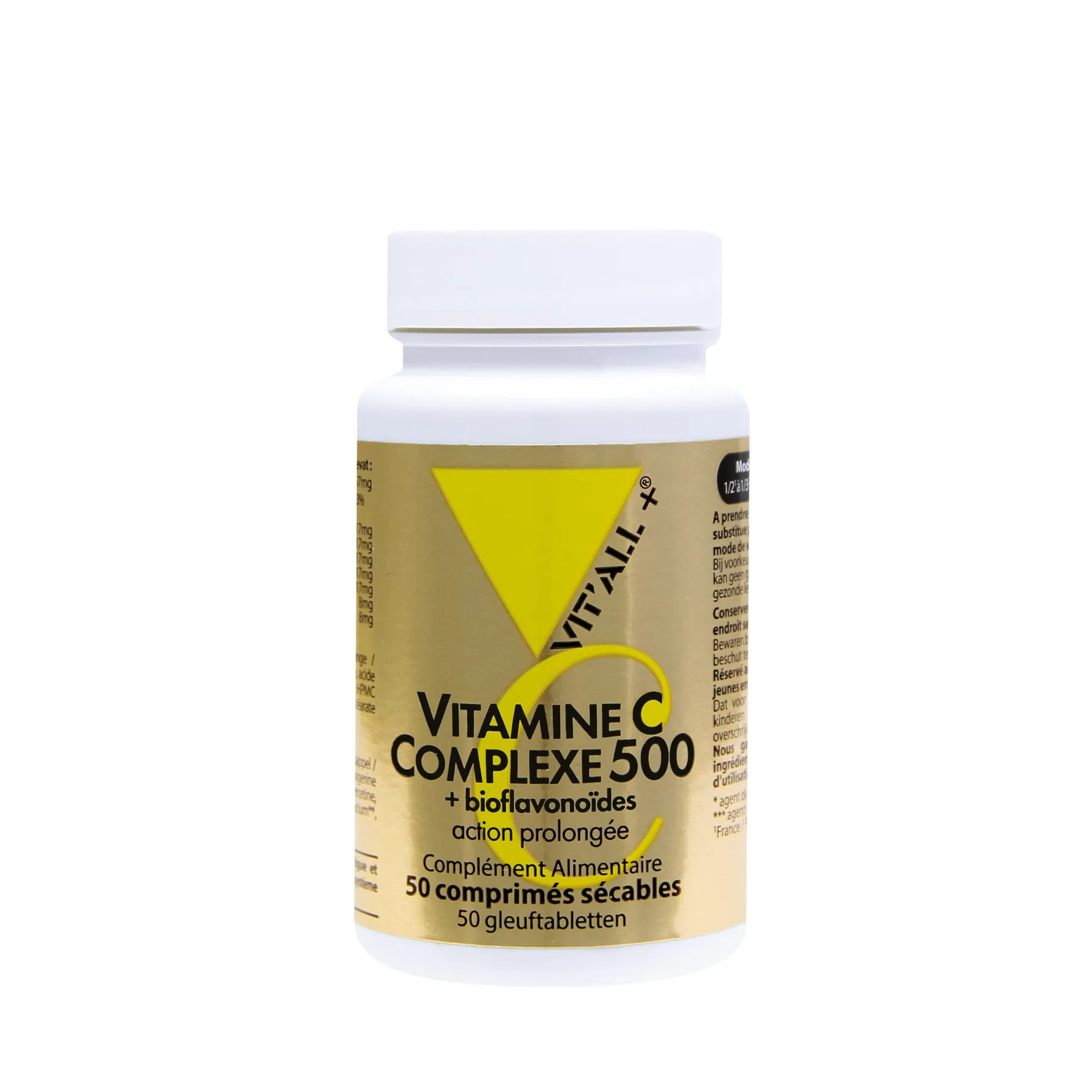 Vitamina C Ester 500-50 o 100 comprimidos-Vit'all+