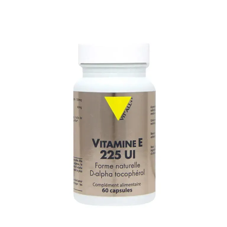 Vitamina E 225 UI-60 cápsulas-Vit'all+