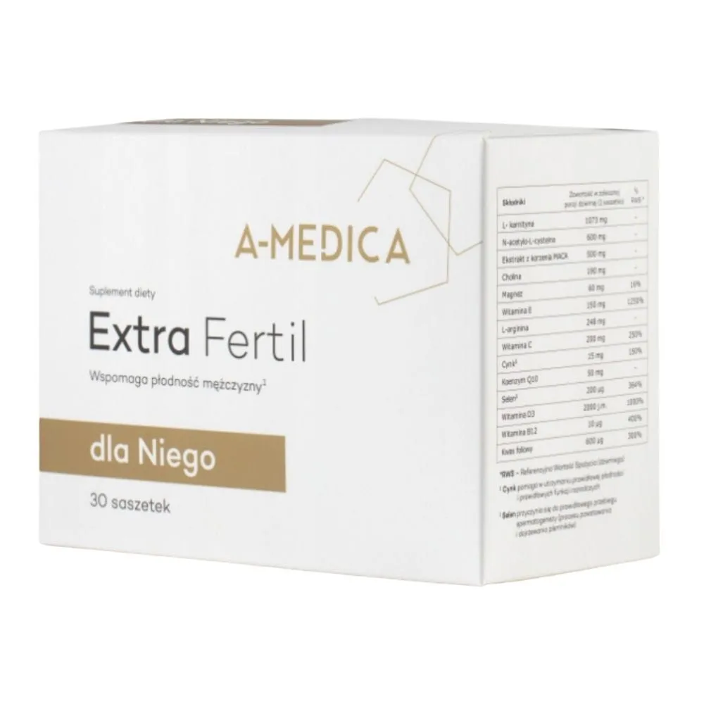A-Medica Extra Fertil, Grosella Negra - 30 Bolsitas