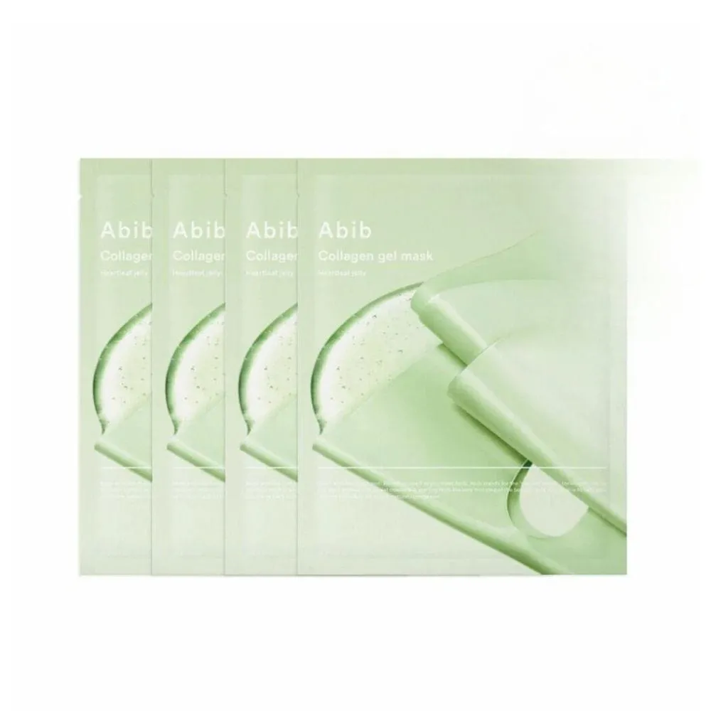 Abib Máscara de Gel de Colágeno Jalea de Corazones - 4 Piezas