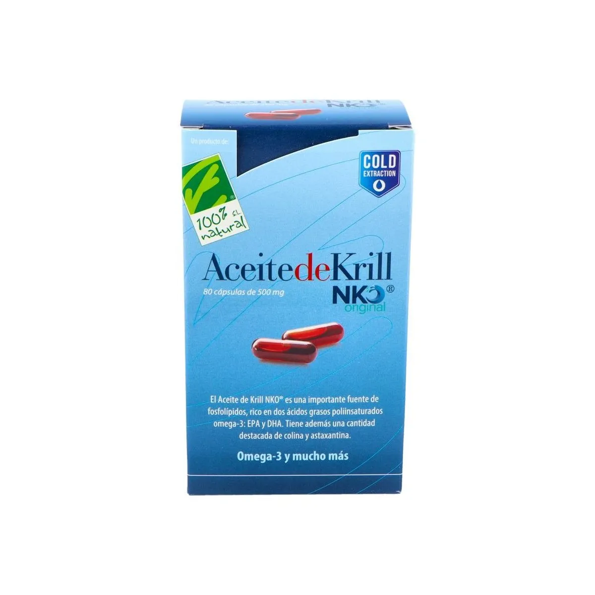 Aceite De Krill Nko 500 Mg 80 Caps