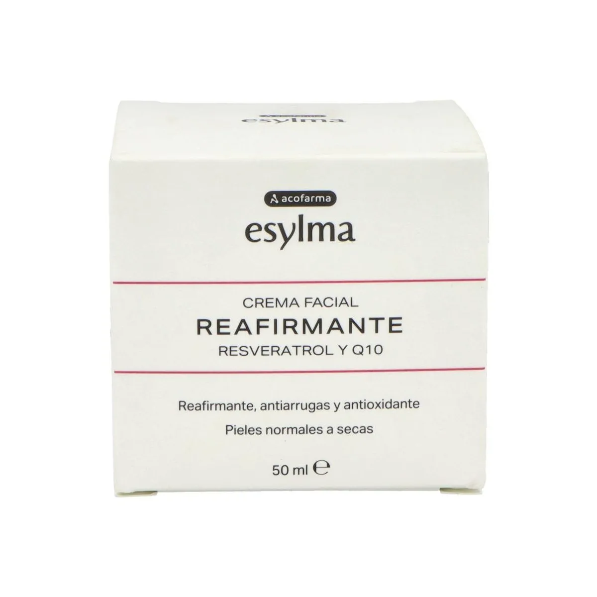 Acofaderm Esylma Crema Facial Reafirmante Resveratrol Y q10 50 Ml