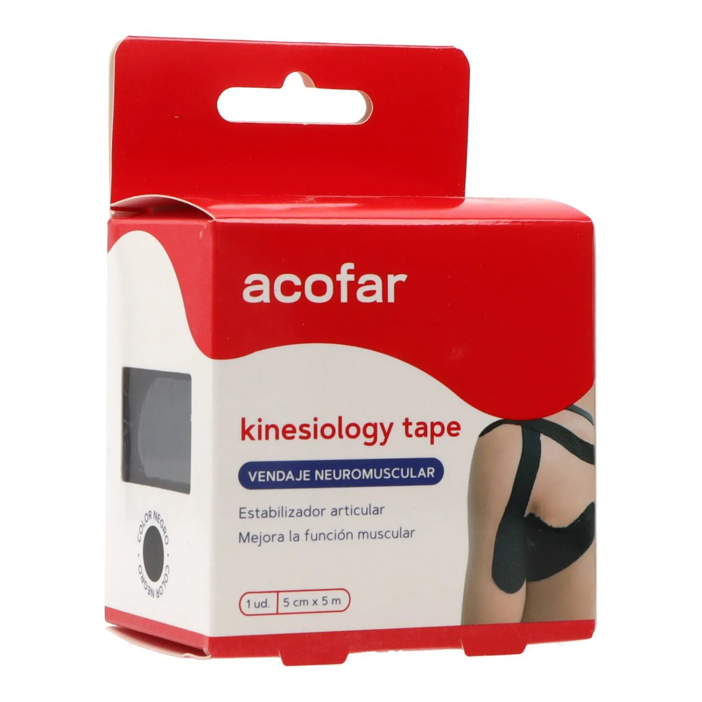 Acofar Kinesiology Tape Vendaje 1 Ud 5m X 5cm Co