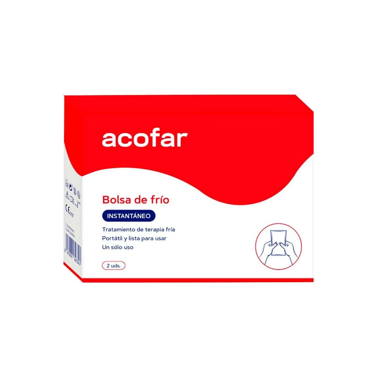 Acofarsport Bolsa Frio Instantaneo 14,5X10 Cm 2 U
