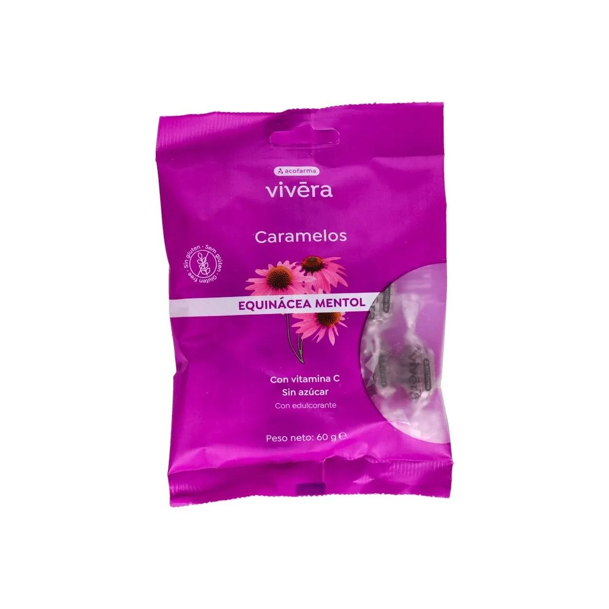 Acofarsweet Caramelos Equinacea S/A 60 G Bolsa