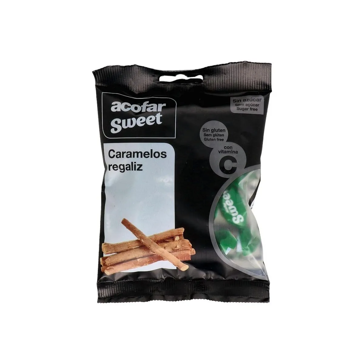 Acofarsweet Caramelos Regaliz S/A 60 G Bolsa