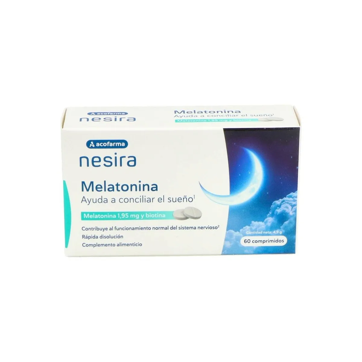 Acofarvital Melatonina 1.95 Mg 60 Comp Sublingual