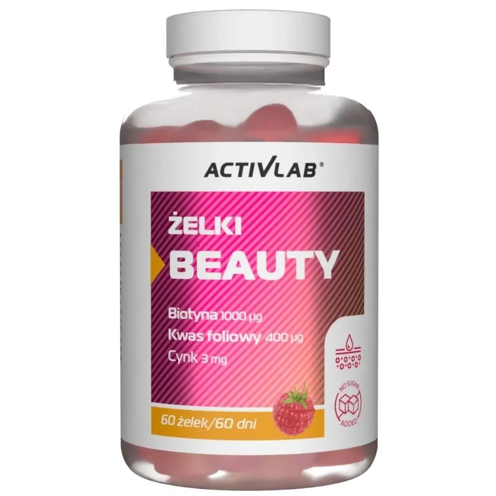 Activlab Beauty Gummies, Frambuesa - 60 gominolas