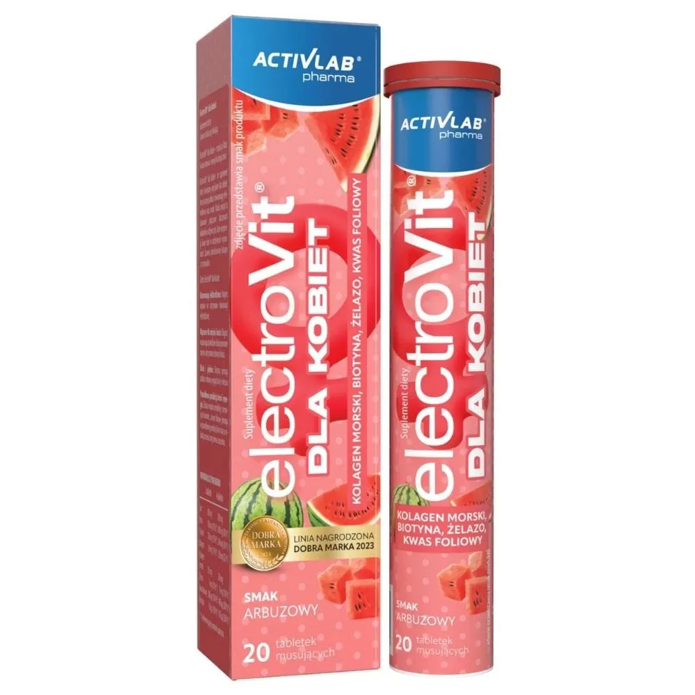 Activlab ElectroVit for Women, Sandía - 20 Tabletas efervescentes