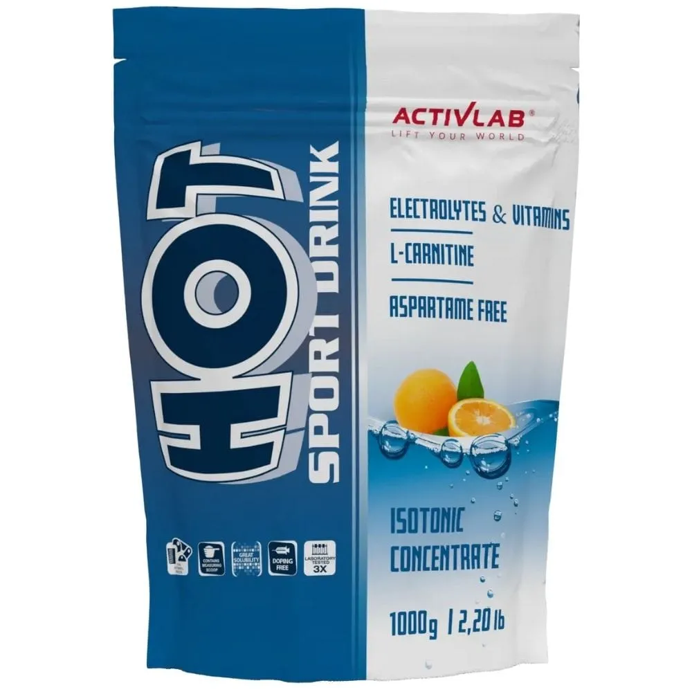 Activlab Hot Sport Drink, Limón - 1000 g