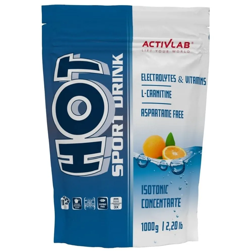 Activlab Hot Sport Drink, Naranja - 1000 g