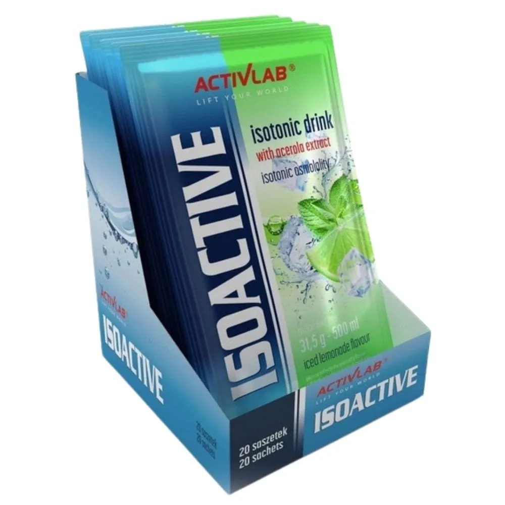 Activlab Isoactive Isotonic con Acerola, Frozen Lemonade - 20 Bolsitas