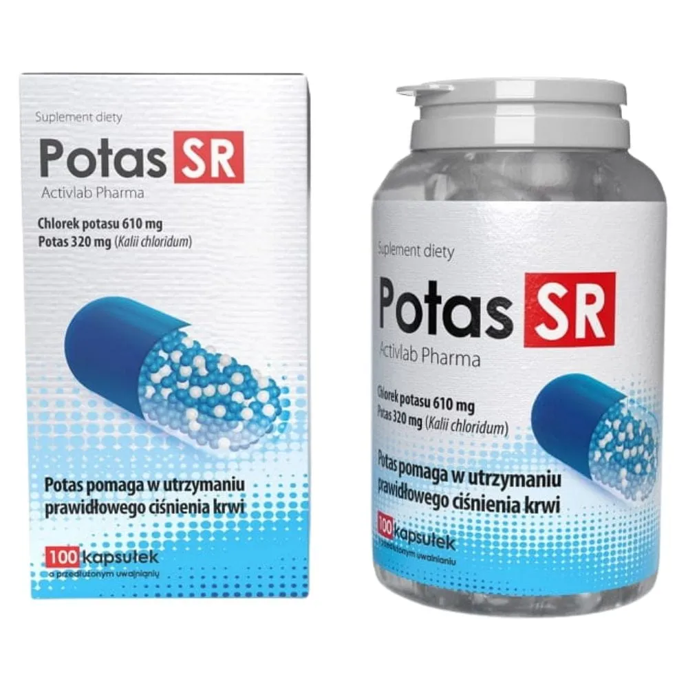 Activlab Pharma Potasio SR 320 mg - 100 Cápsulas