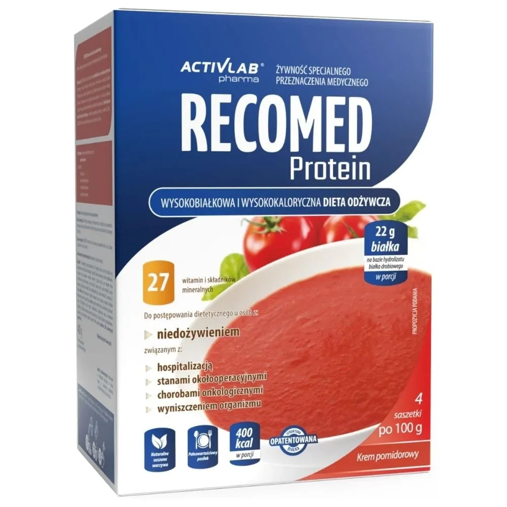 Activlab Pharma RecoMed Protein Crema de Tomate - 4x100 g