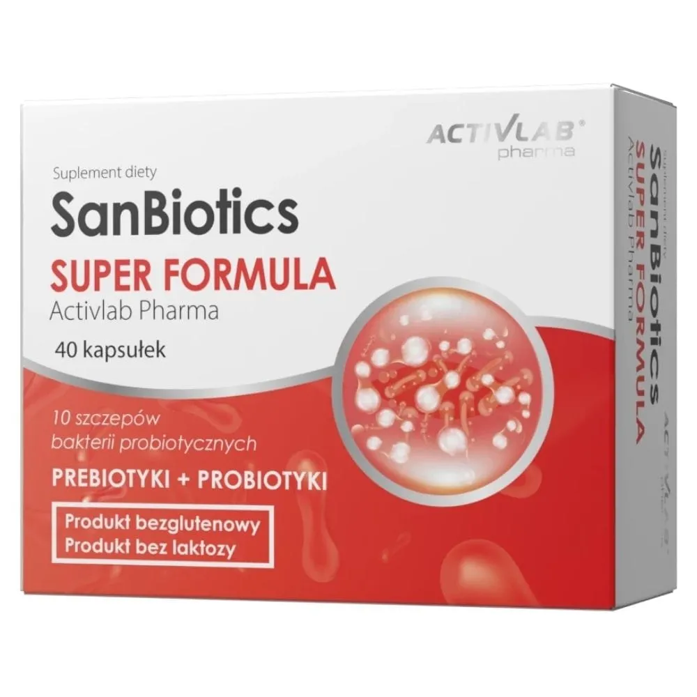 Activlab Pharma SanBiotics Super Fórmula - 40 Cápsulas
