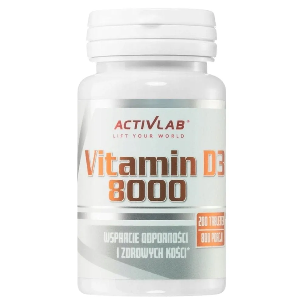Activlab Pharma Vitamina D3 8000 - 200 Tabletas