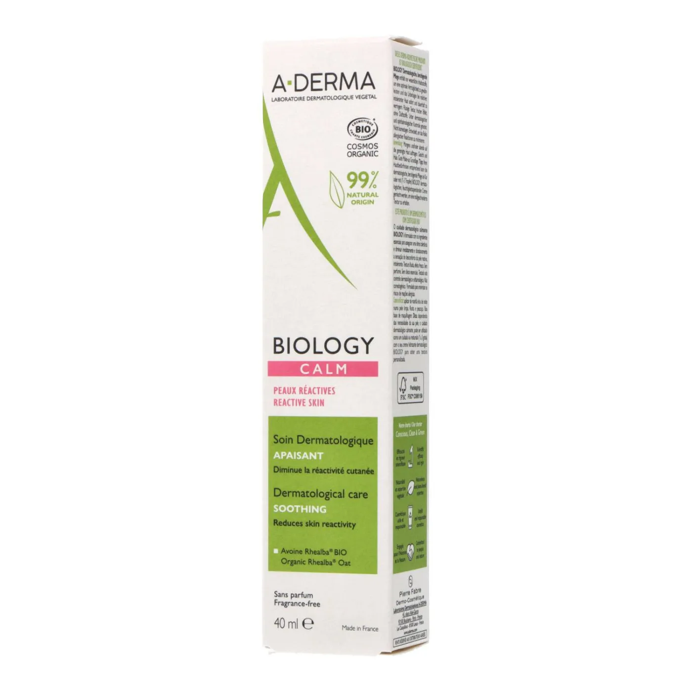 Aderma Biology Calm Cuidado Dermatologico Calman
